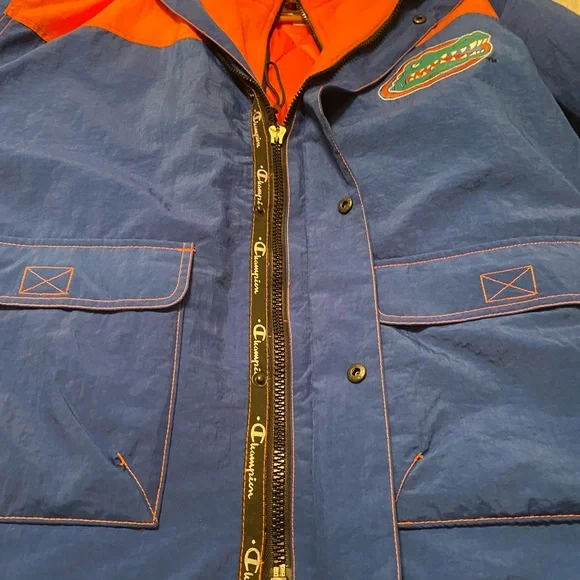Men’s XL Champion parka University of Florida theme with official Gator TM